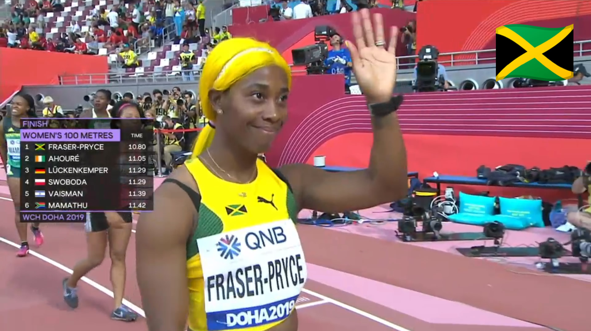 Watch: Shelly-Ann Fraser-Pryce wins 100m heat, advances to World Champs semifinal Watch: Shelly-Ann Fraser-Pryce wins 100m heat, advances to World Champs semifinal