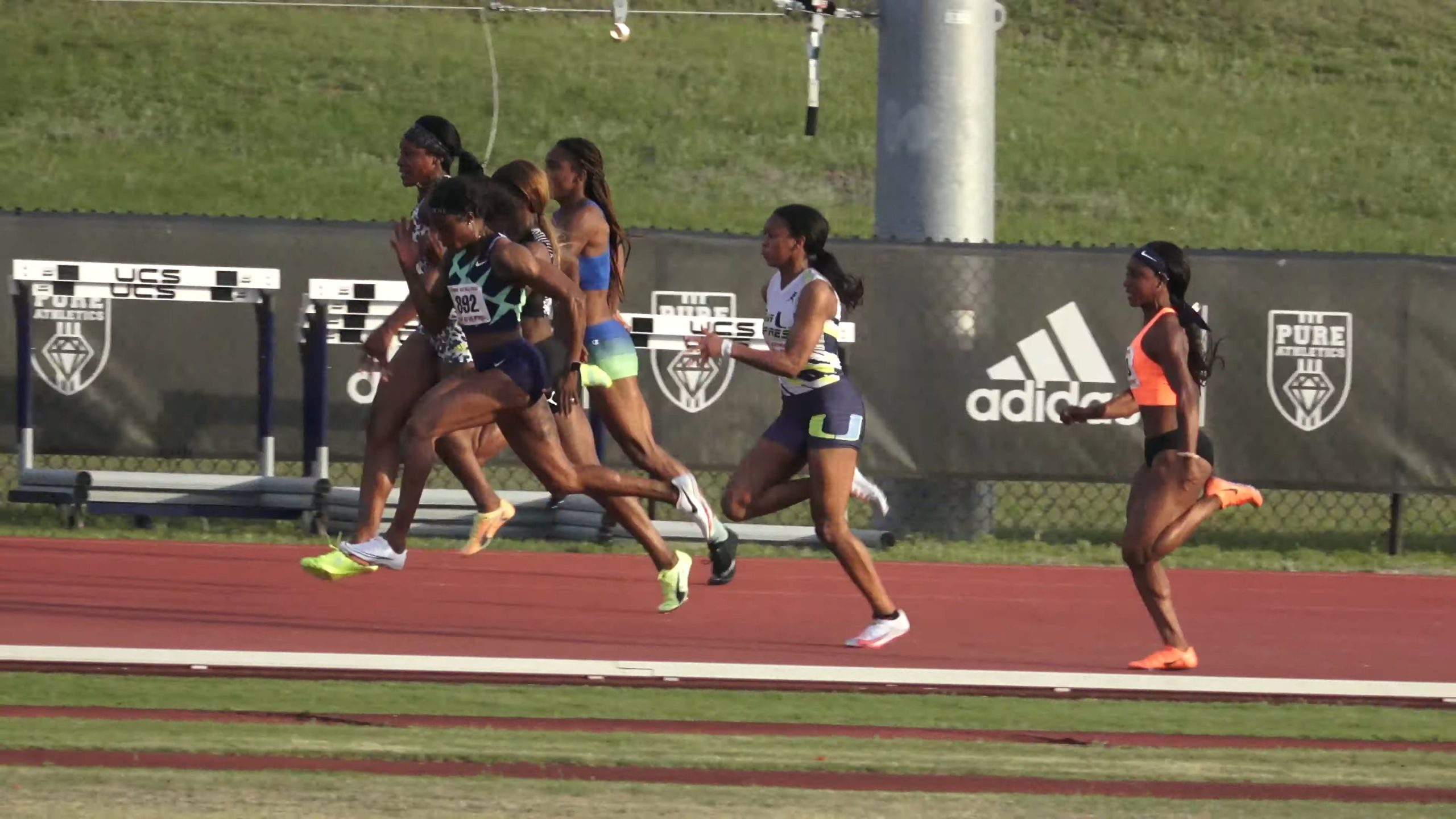 ElaineThompson-Herah wins 100m Finals at Pure Athletics Sprint Elite Meet 2021