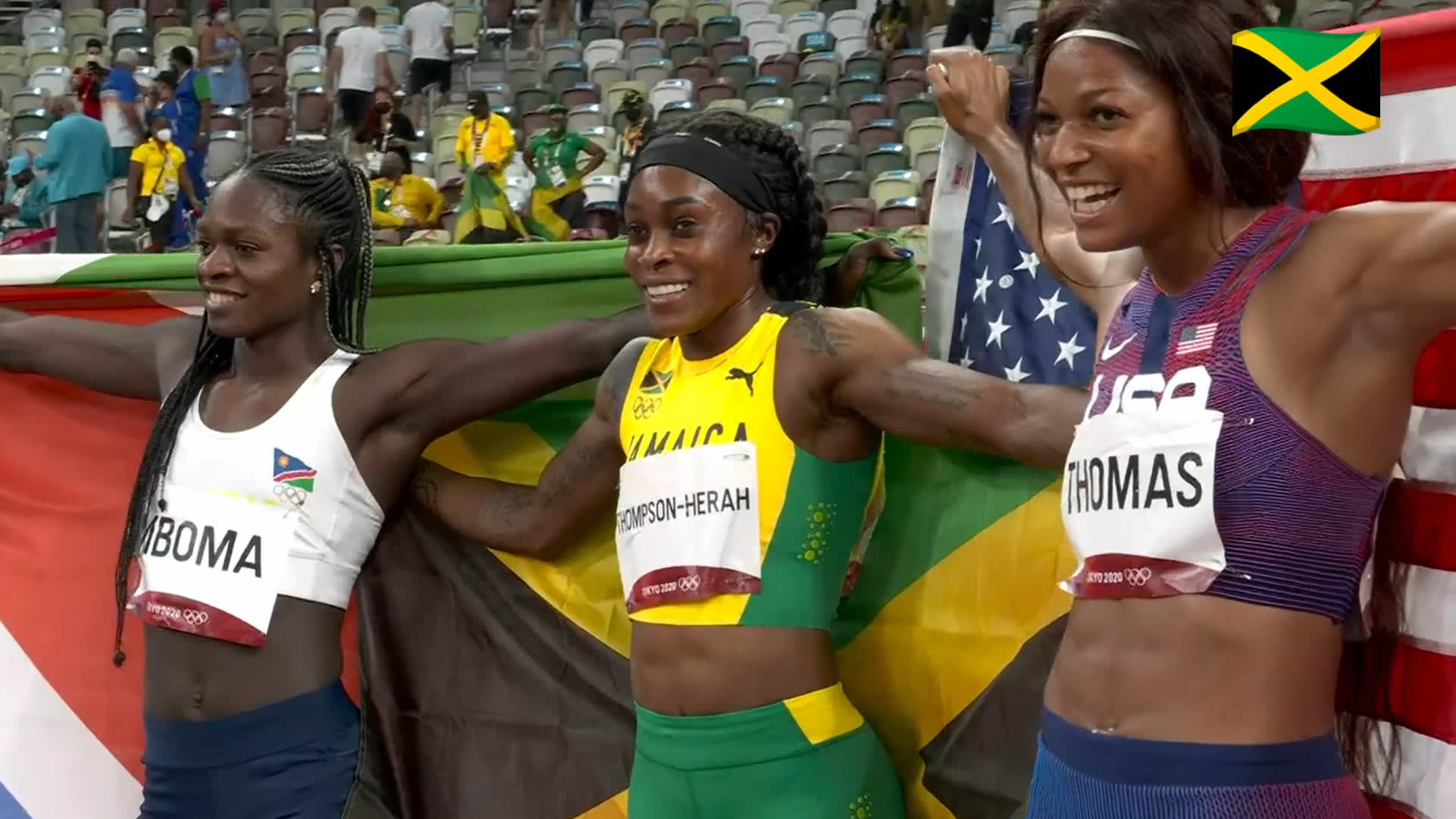 Elaine Thompson-Herah wins 200m Olympic Gold at Tokyo 2020